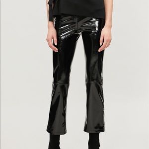 NWT Maje Paveli High Rise Vinyl Pants